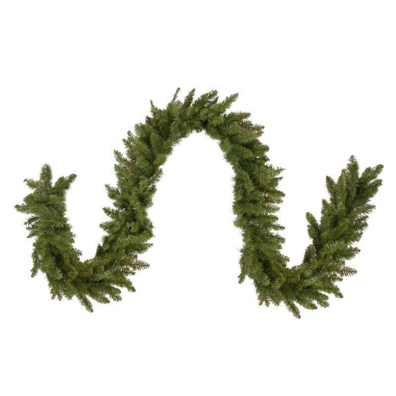 Procart Ghirlanda decorativa din brad artificial molid scandinav lungime 5.4 m verde natural aspect bogat