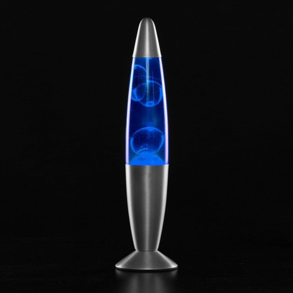 Procart Lampa decorativa lava blue 30w inaltime 41 cm alimentare priza