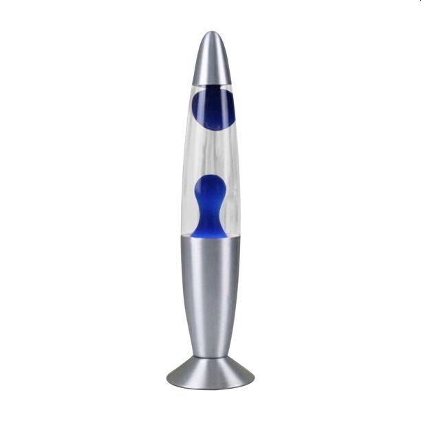 Procart Lampa decorativa lava blue 30w inaltime 41 cm alimentare priza