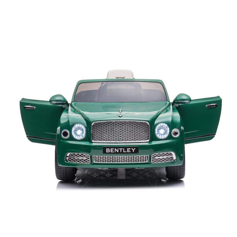 Procart Masina electrica pentru copii Bentley Mulsanne 2 motoare 35w mp3 maxim 30 kg telecomanda roti eva verde
