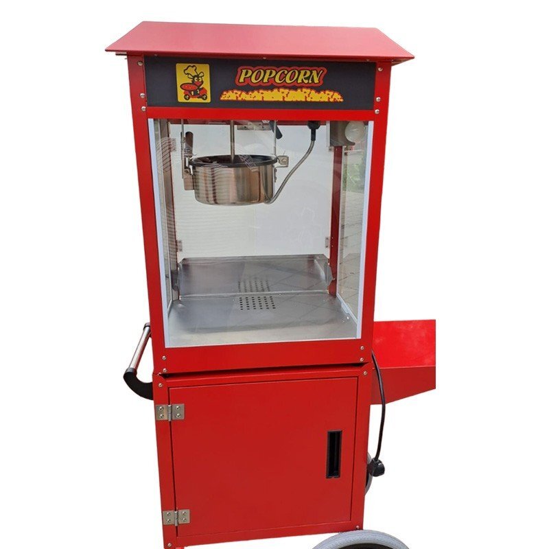 Procart Masina pentru popcorn 1600w vas teflon 100 g 200-230 grade celsius roti deplasare