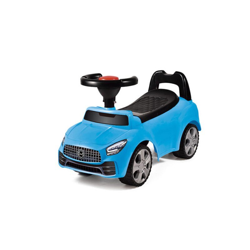 Procart Masinuta ride-on albastra sezut cu spatar integrat 66x29x36 cm