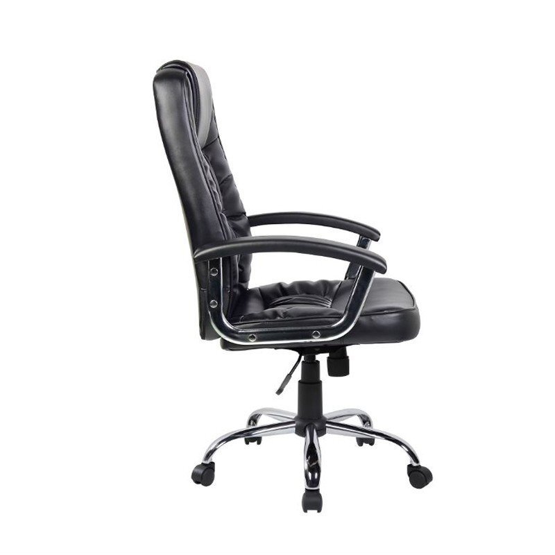 Procart Scaun ergonomic directorial inaltime reglabila 108-118 cm rotativ maxim 150 kg negru