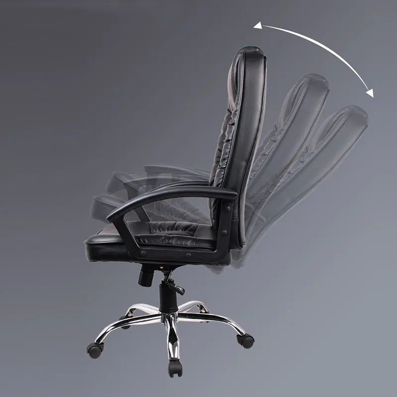 Procart Scaun ergonomic directorial inaltime reglabila 108-118 cm rotativ maxim 150 kg negru