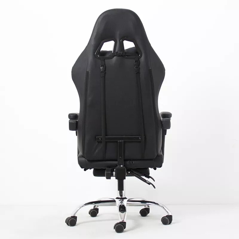 Procart Scaun ergonomic pentru gaming cotiere tetiera suport lombar spatar rabatabil suport picioare inaltime reglabila