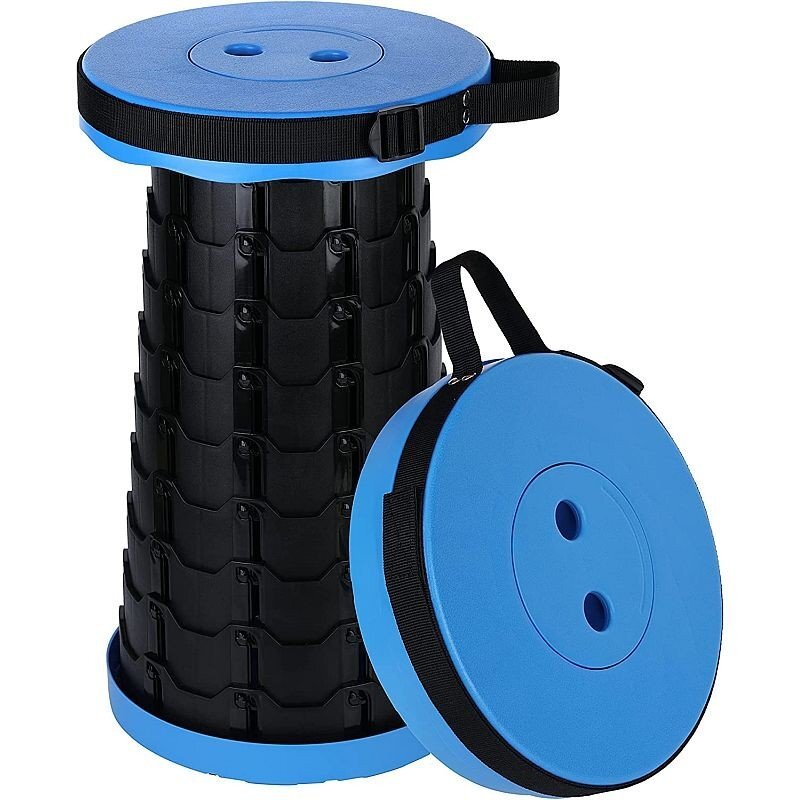 Procart Scaun rotund pliabil telescopic maner pentru transport pescuit si camping