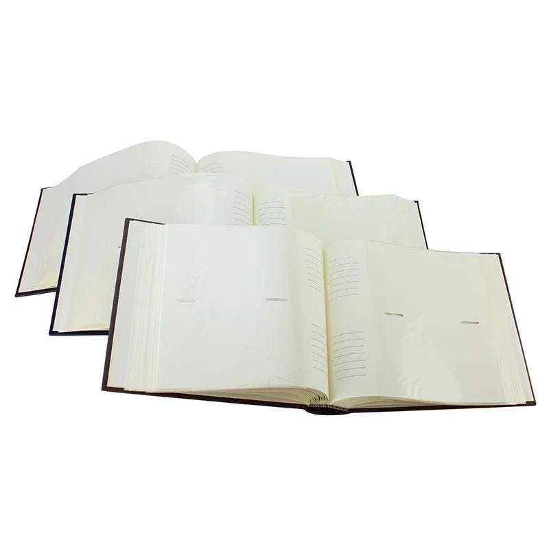 Procart Set 3 albume format 10x15 600 poze piele ecologica cutie decorativa lemn
