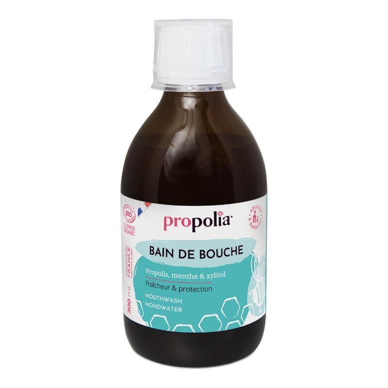 Propolia Apa de gura cu propolis menta si xylitol ecologica 300 ml