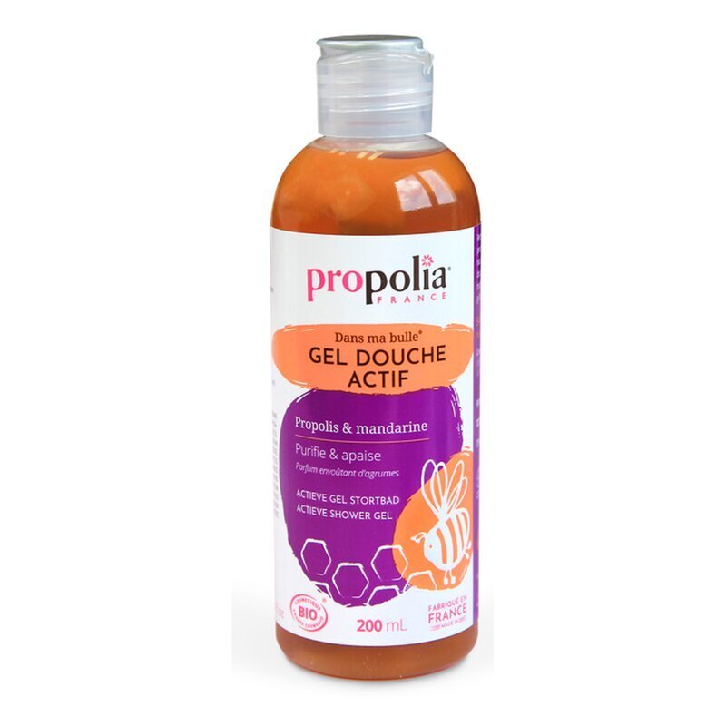 Propolia Gel de dus activ cu propolis si mandarine ecologic 200 ml