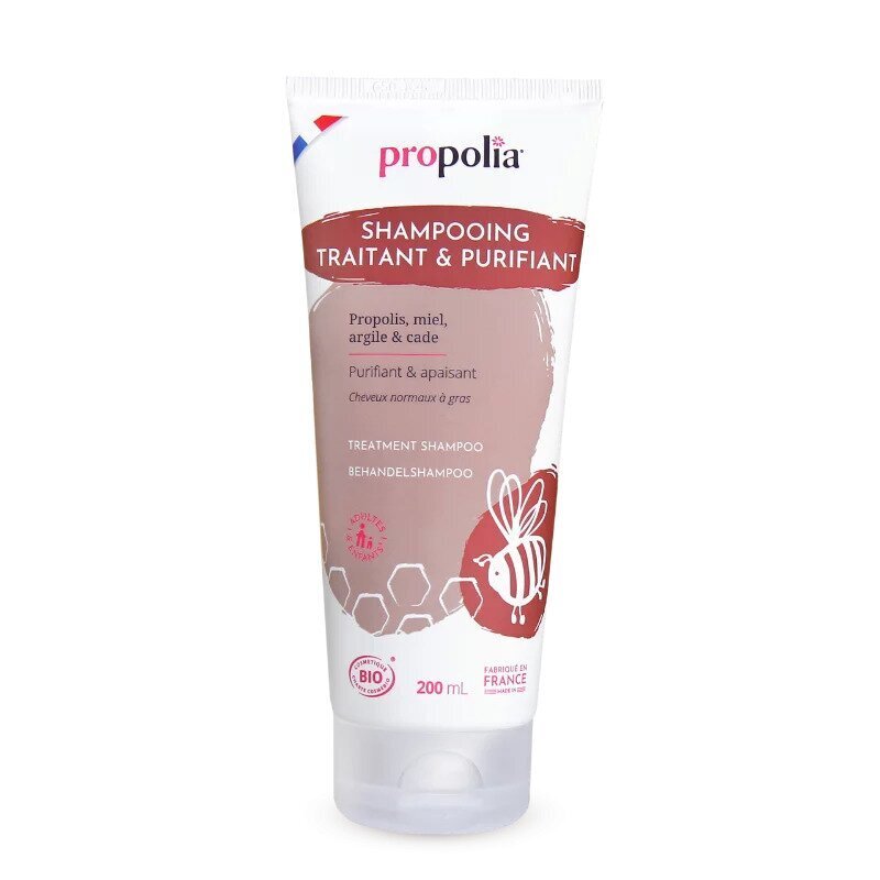 Propolia Sampon tratament purifiant cu propolis miere argila si ienupar ecologic 200ml