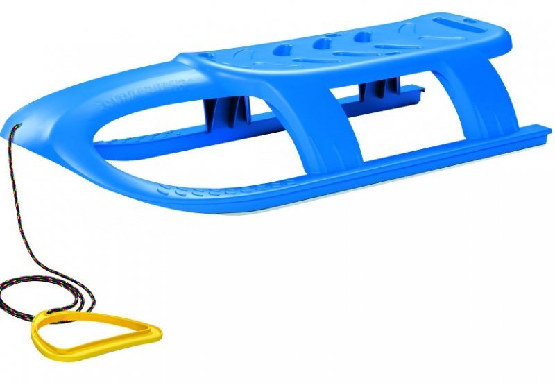 Prosperplast Sanie Bullet albastra copii si adulti sina alunecare din otel 102.5x40x23cm greutate maxima suportata 100 kg