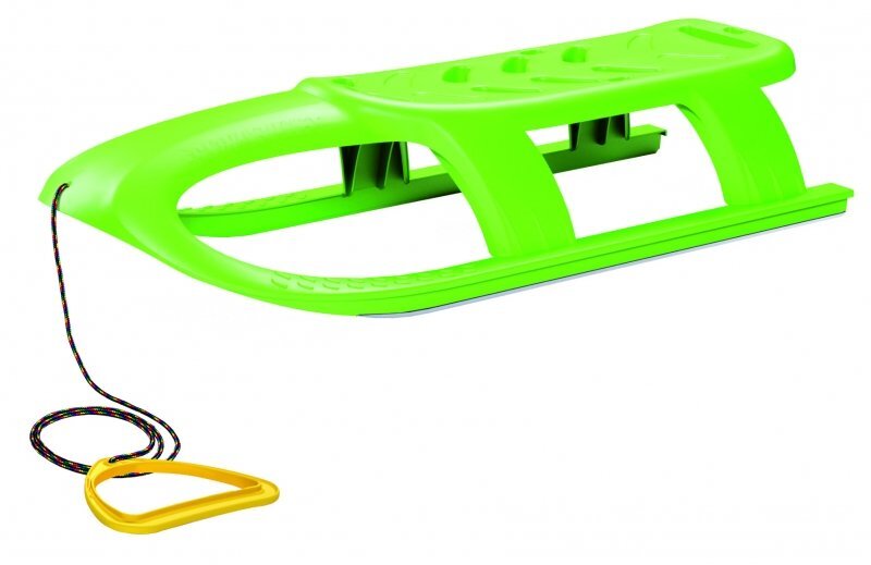 Prosperplast Sanie Bullet verde copii si adulti sina alunecare din otel 102.5x40x23cm greutate maxima suportata 100 kg