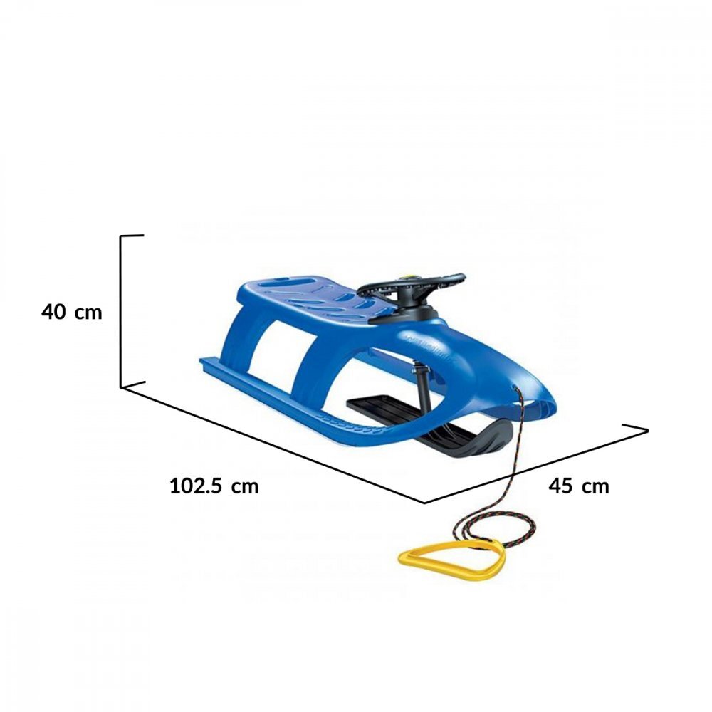 Prosperplast Sanie cu volan Bullet Control Blue