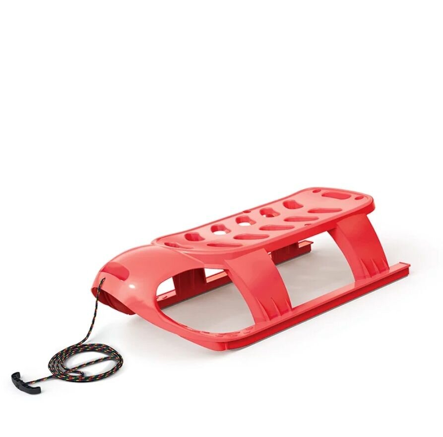 Prosperplast Sanie pentru copii Bezzy Rosie sina alunecare din otel 87x45x26 cm