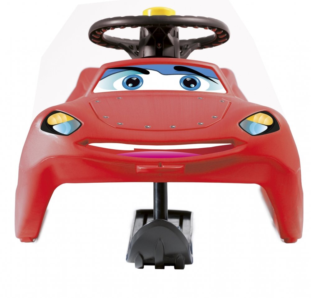 Prosperplast Saniuta Ziggi Zet Control rosie cu volan si control al directiei sina alunecare din otel 91.3x44.9 x29.1cm