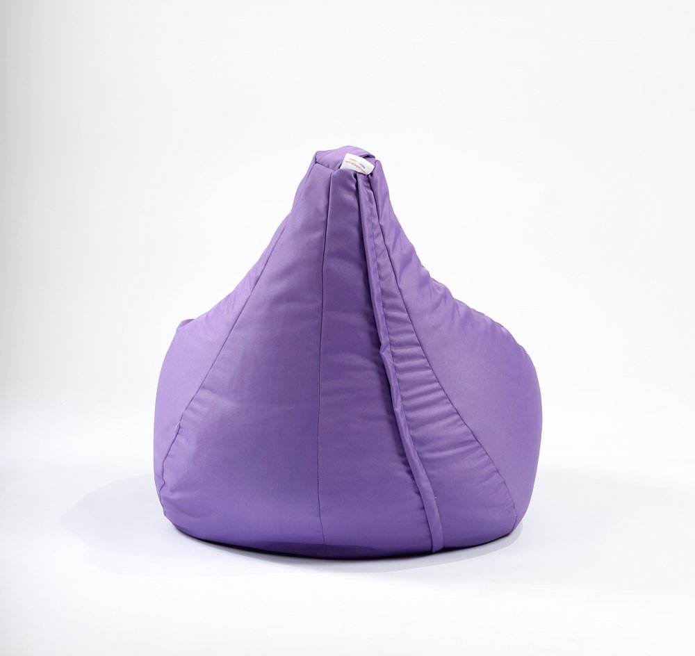 Pufrelax Fotoliu beanbag pentru copii 4-14 ani nirvana light panama mov umplut cu perle polistiren