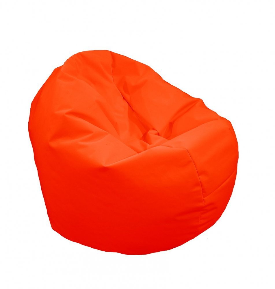 Pufrelax Fotoliu beanbag ralaxo teteron orange neon umplut cu perle polistiren