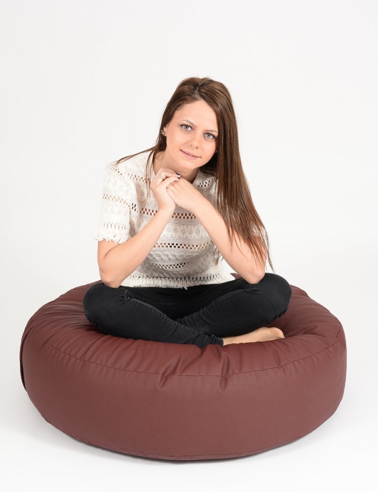 Pufrelax Fotoliu beanbag relaxo purple umplut cu perle polistiren