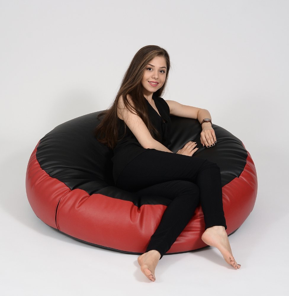 Pufrelax Fotoliu beanbag relaxo xl teteron orange neon umplut cu perle polistiren