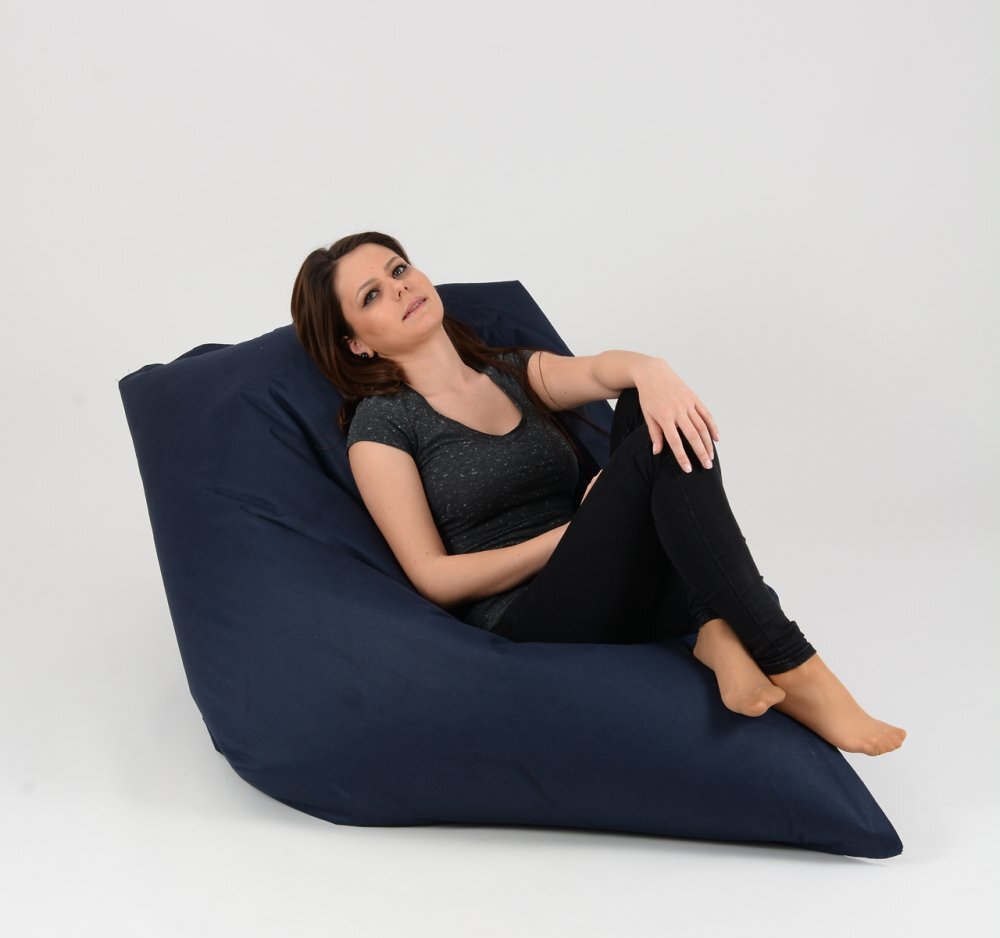 Pufrelax Fotoliu mare magic pillow panama grey pretabil si la exterior umplut cu perle polistiren