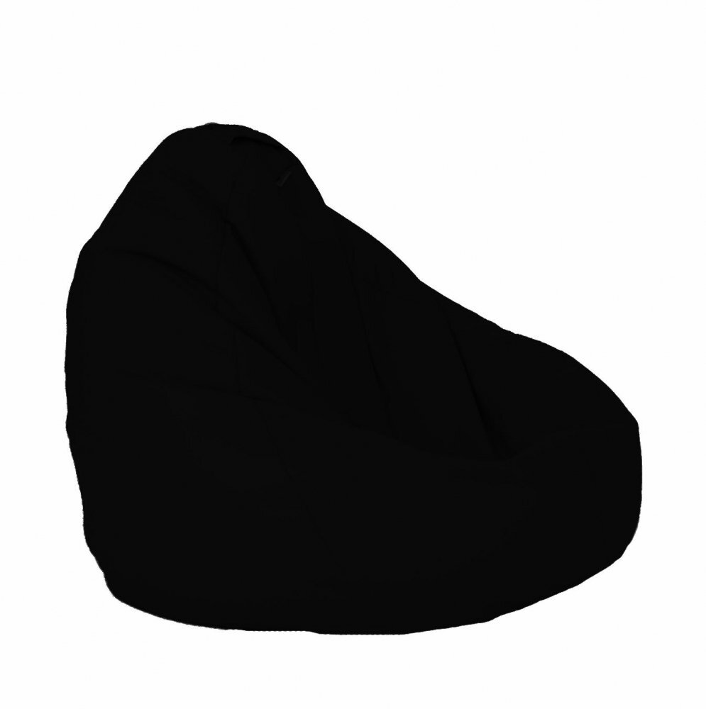 Pufrelax Fotoliu mediu nirvana grande black piele eco umplut cu perle polistiren beanbag marca