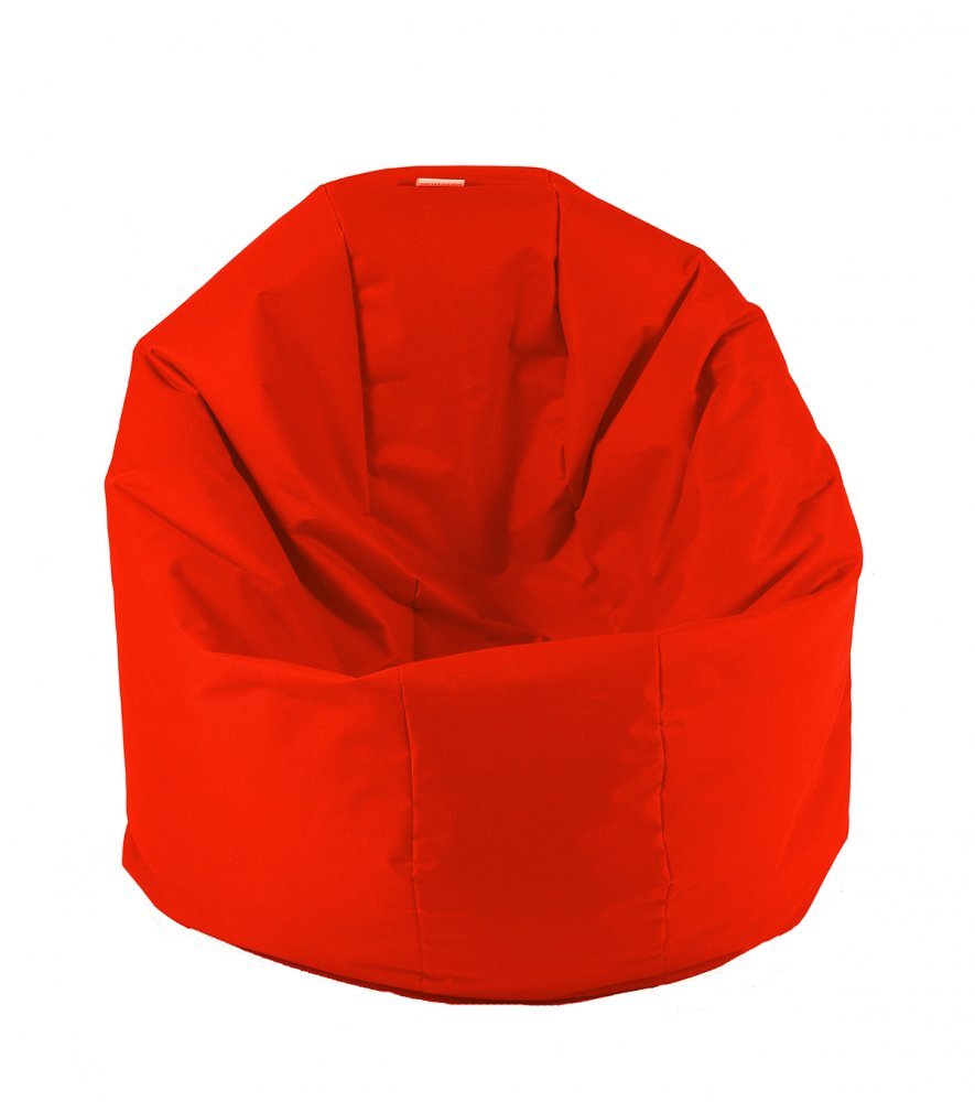 Pufrelax Fotoliu mediu relax xl neon orange pretabil si la exterior umplut cu perle polistiren