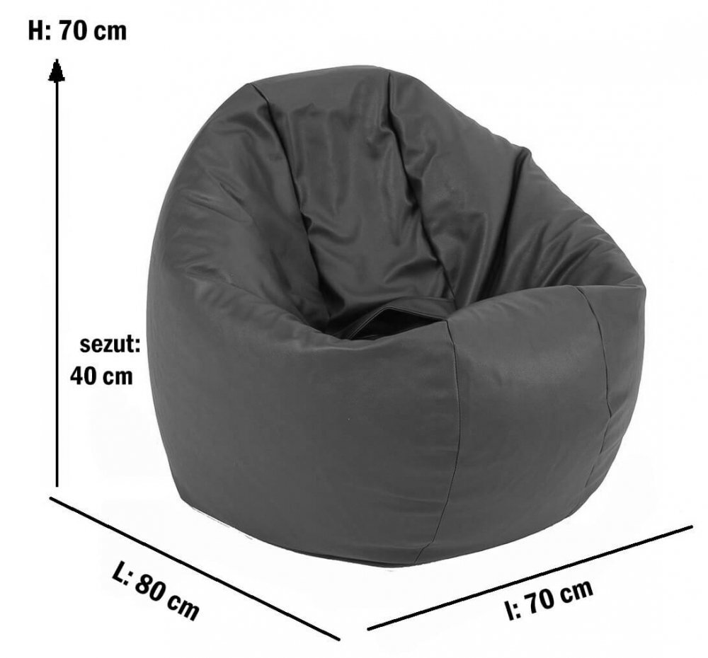 Pufrelax Fotoliu mediu relaxo xl panama pink umplut cu perle polistiren marca