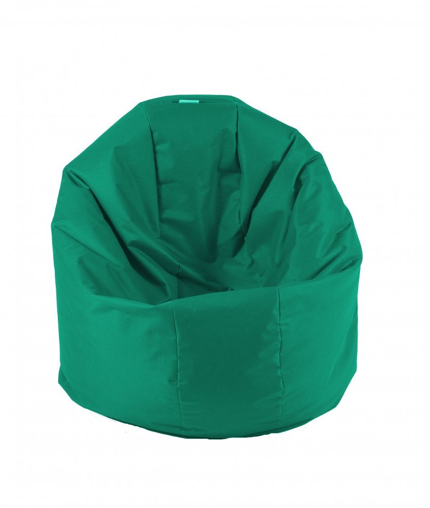 Pufrelax Fotoliu mediu relaxo xl smarald pretabil si la exterior umplut cu perle polistiren
