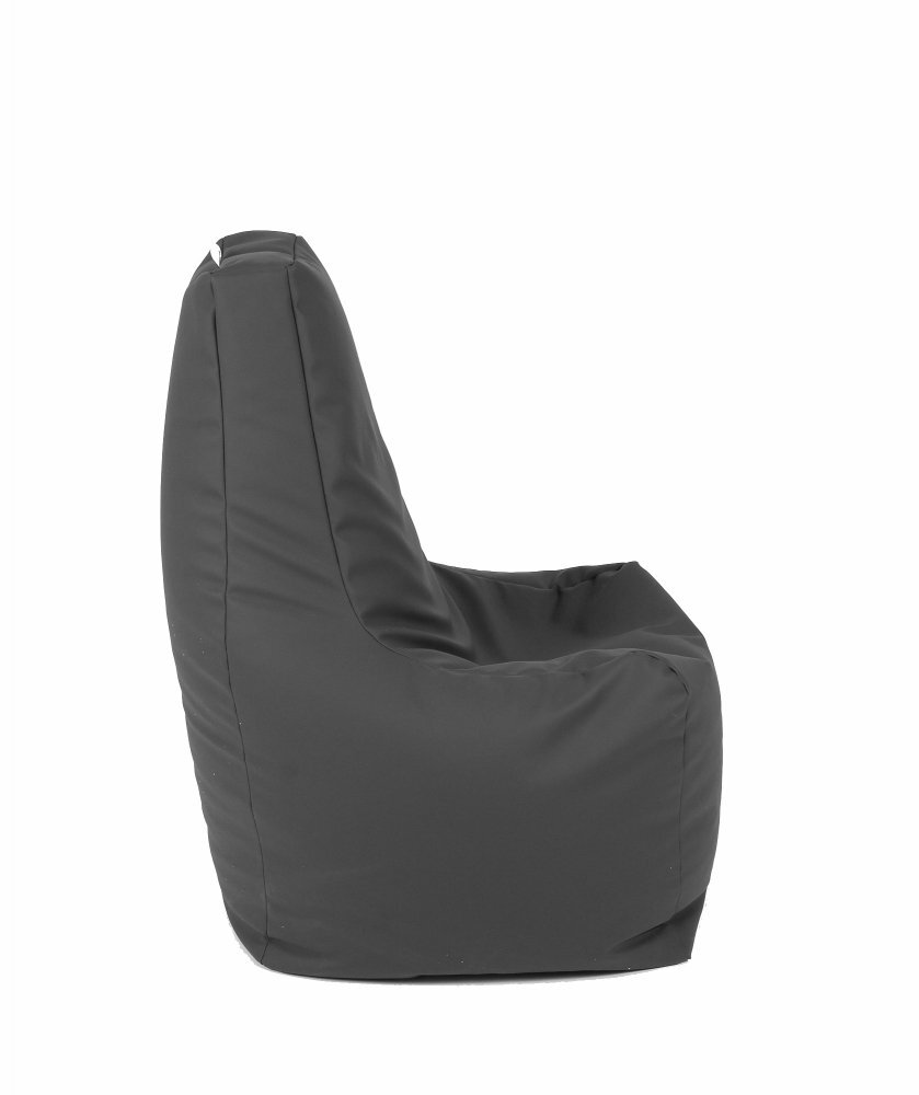 Pufrelax Fotoliu mediu sunlounger dark grey umplut cu perle polistiren marca