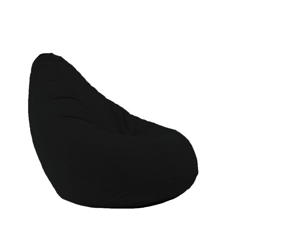 Pufrelax Fotoliu mic copii 4-14 ani nirvana light eerie black husa detasabila umplut cu perle polistiren