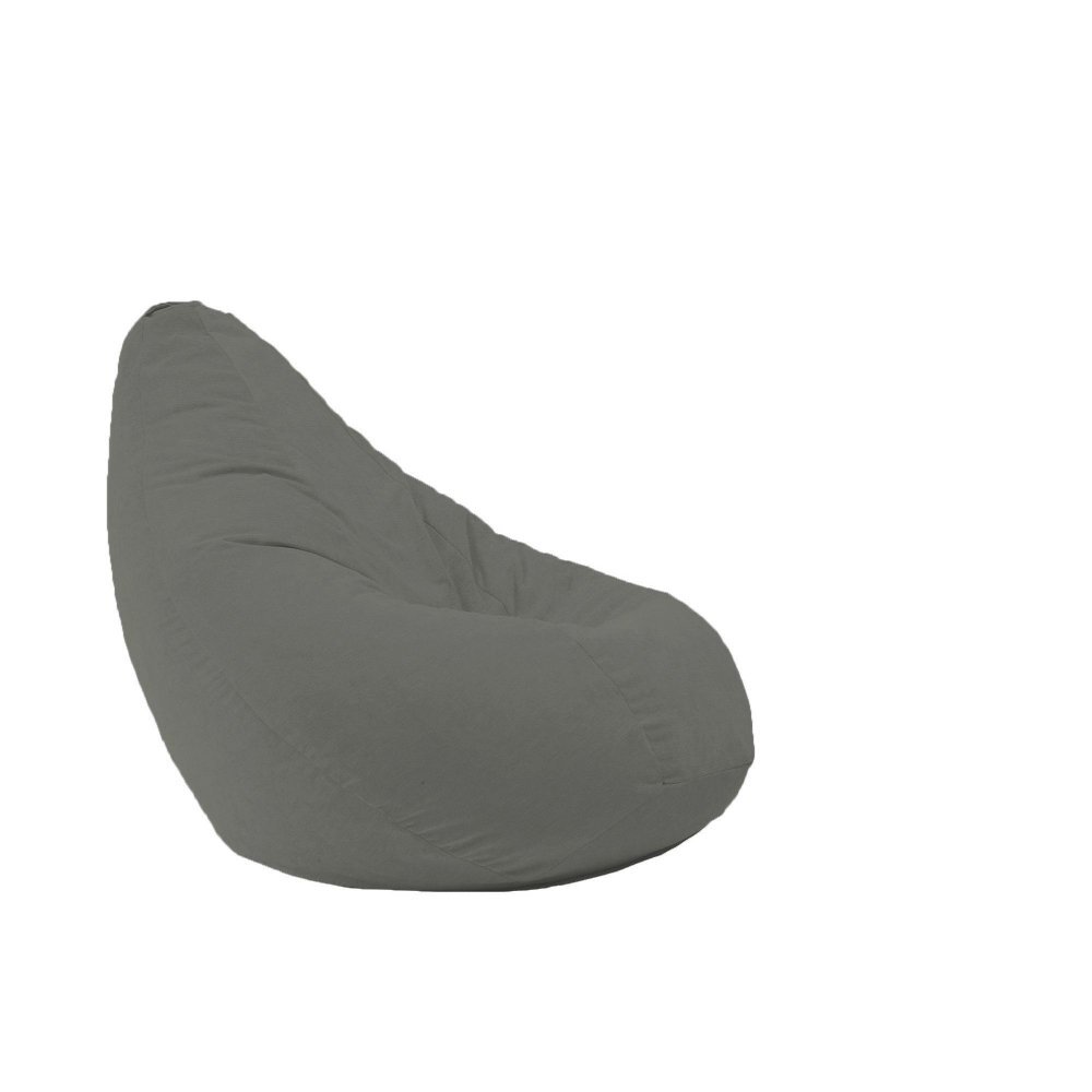 Pufrelax Fotoliu mic copii 4-14 ani nirvana light moon grey husa detasabila umplut cu perle polistiren