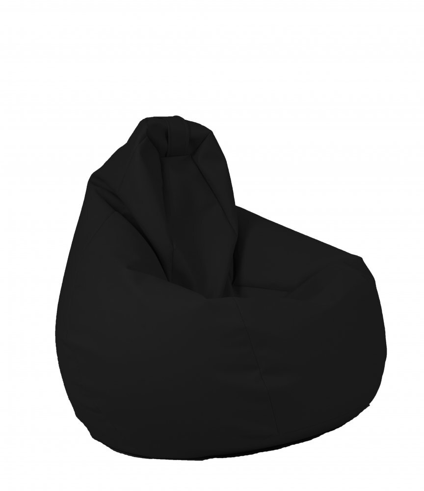Pufrelax Fotoliu mic copii 4-14 ani nirvana light teteron black husa detasabila umplut cu perle polistiren
