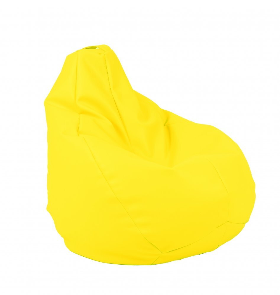 Pufrelax Fotoliu mic copii 4-14 ani nirvana light teteron Yellow quince husa detasabila umplut cu perle polistiren