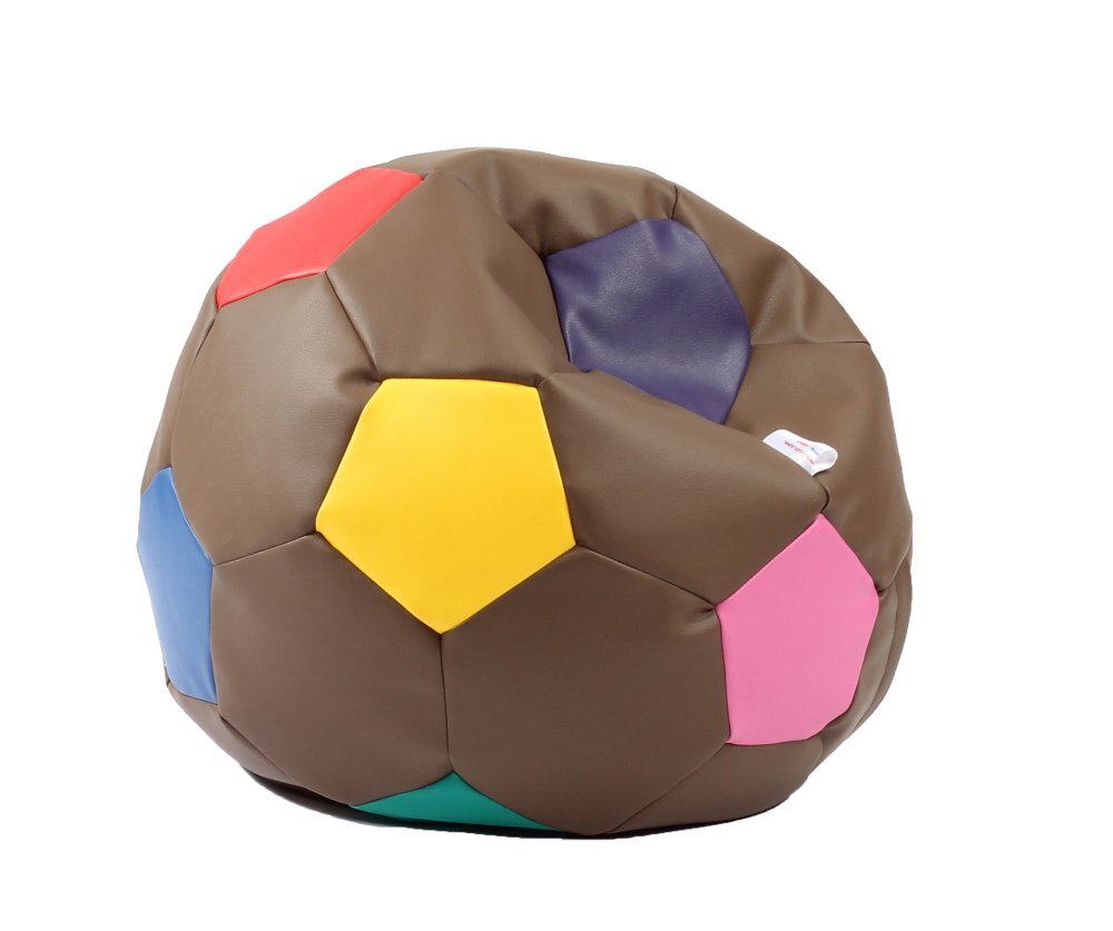 Pufrelax Fotoliu minge pentru copii telstar junior 3-10 ani chocolate sprinkles umplut cu perle polistiren