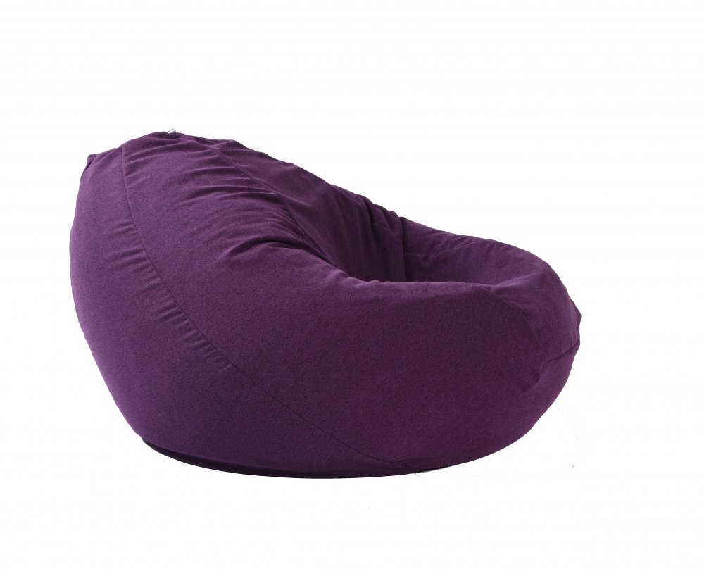 Pufrelax Fotoliu nirvana grande mulberry cu husa detasabila textila umplut cu perle polistiren