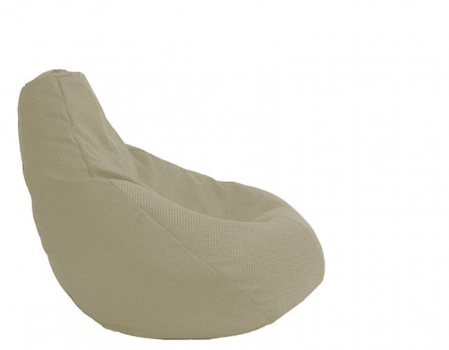 Pufrelax Fotoliu nirvana hobbit dark beige cu husa detasabila textila umplut cu perle polistiren