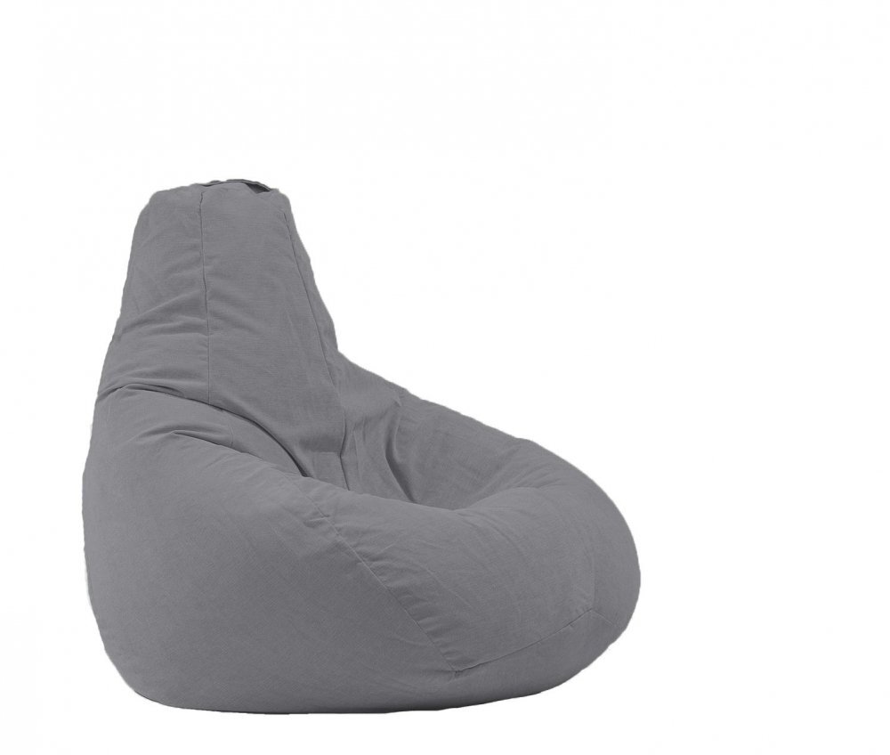 Pufrelax Fotoliu Nirvana Hobbit Grey Gama Premium umplut cu perle polistiren