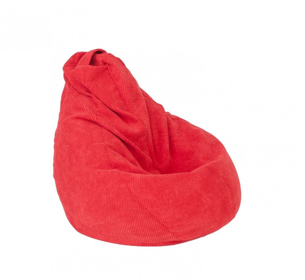 Pufrelax Fotoliu nirvana Hobbit raspberry cu husa detasabila textilaumplut cu perle polistiren