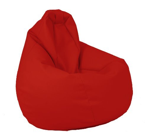 Pufrelax Fotoliu nirvana Hobbit teteron red umplut cu perle polistiren