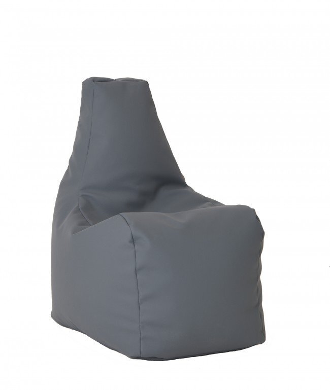 Pufrelax Fotoliu pentru copii 2-8 ani junior dark grey umplut cu perle polistiren marca
