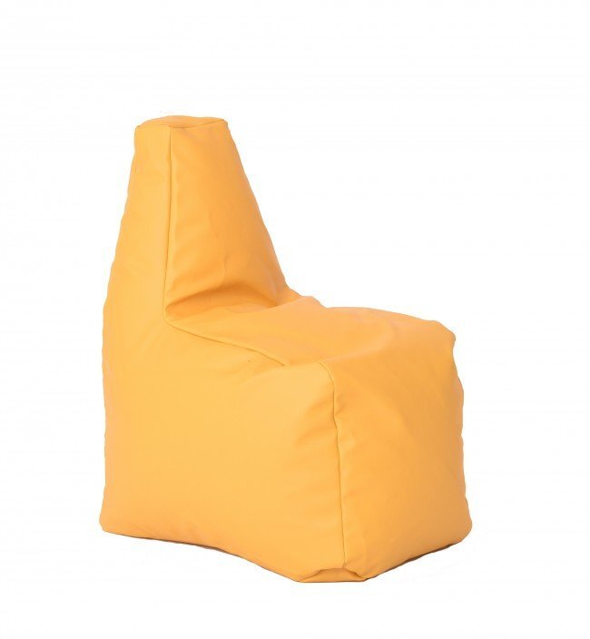 Pufrelax Fotoliu pentru copii 2-8 ani sunlounger junior galben umplut cu perle polistiren marca