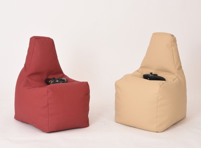 Pufrelax Fotoliu pentru copii 2-8 ani sunlounger junior wine marca
