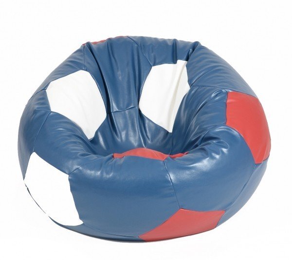 Pufrelax Fotoliu pentru copii 3-10 ani minge telstar junior france umplut cu perle polistiren marca