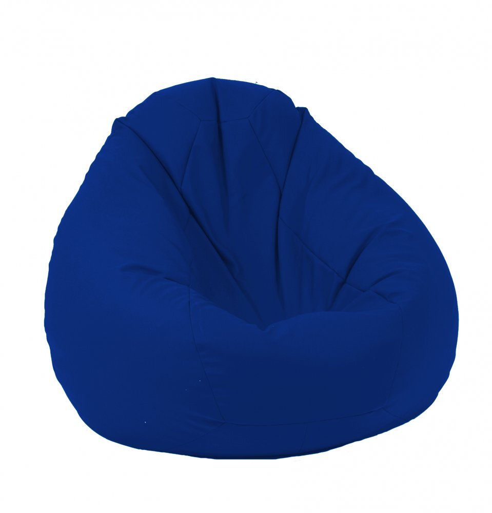 Pufrelax Fotoliu puf tip sac nirvana gigant teteron blue royal pretabil si la exterior umplut cu perle polistiren