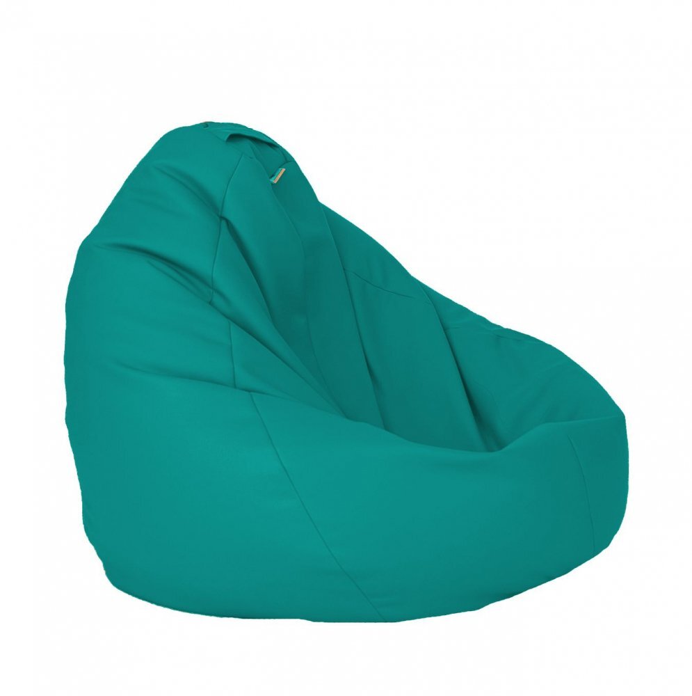 Pufrelax Fotoliu puf tip sac nirvana grande panama turcoaz umplut cu perle polistiren