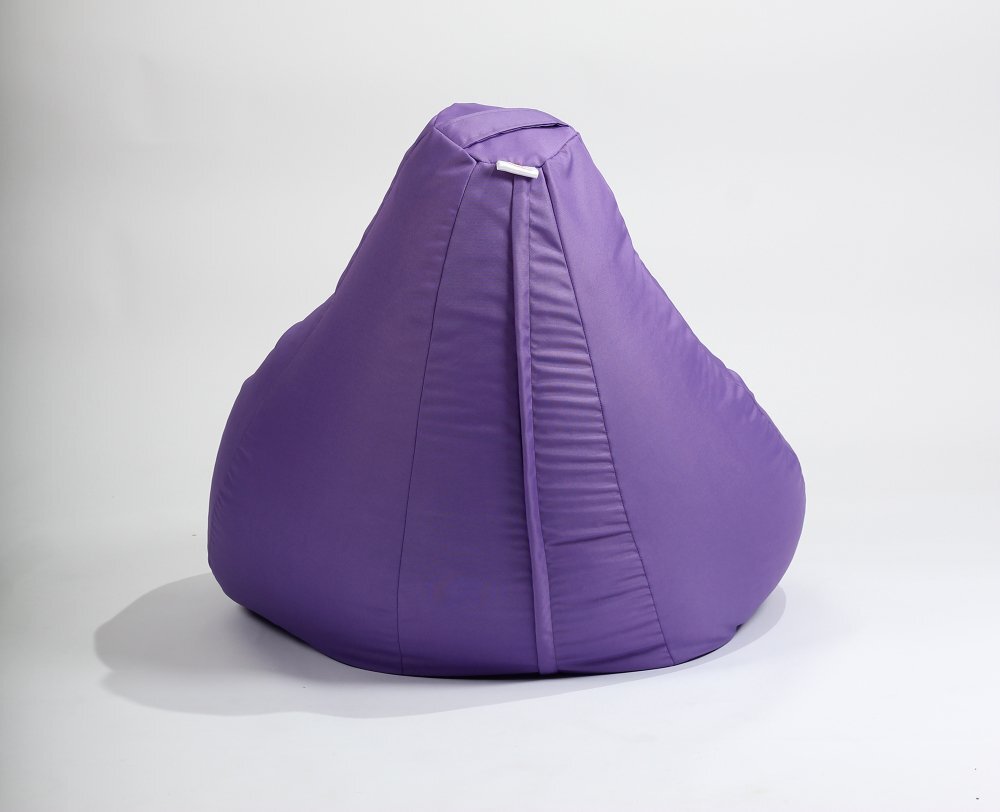 Pufrelax Fotoliu puf tip sac nirvana hobbit panama mov pretabil si la exterior umplut cu perle polistiren