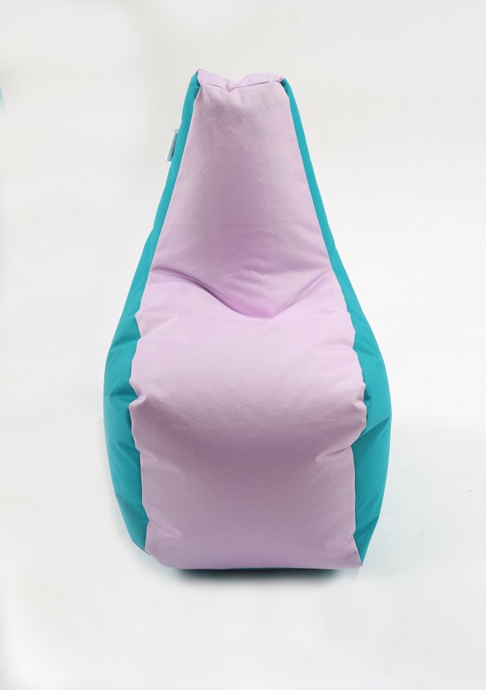 Pufrelax Fotoliu puf tip scaun pentru copii 2-8 ani sunlounger junior panama pink clouds umplut cu perle polistiren