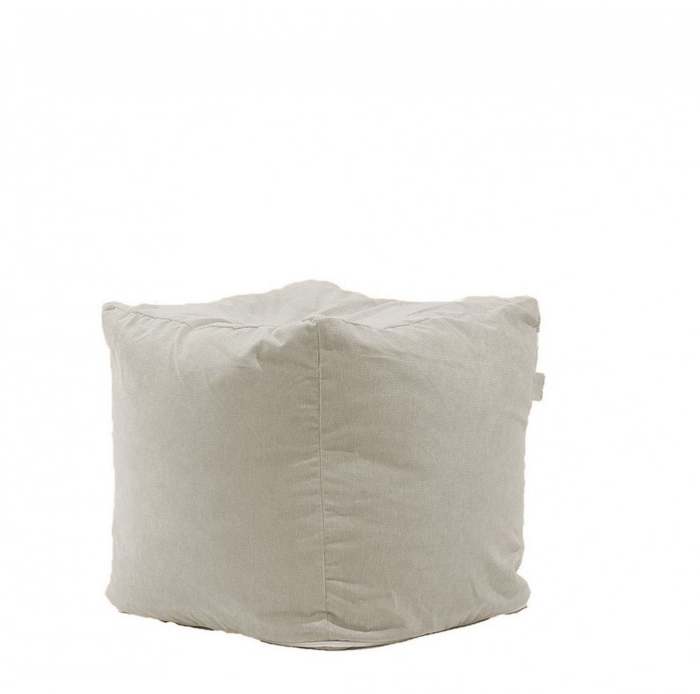 Pufrelax Fotoliu taburet cub xl gama premium rainy day cu husa detasabila textila umplut cu perle polistiren
