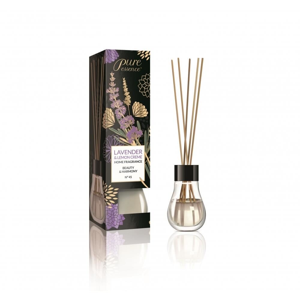Pure essence Difuzor cu betisoare parfumate Lavanda si lamaie Revers 25 ml
