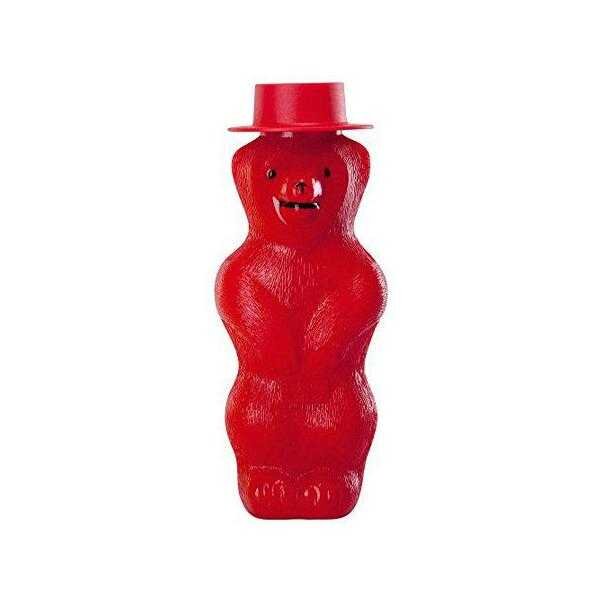 Pustefix Bubble Toys Mini ursulet baloane de sapun rosu